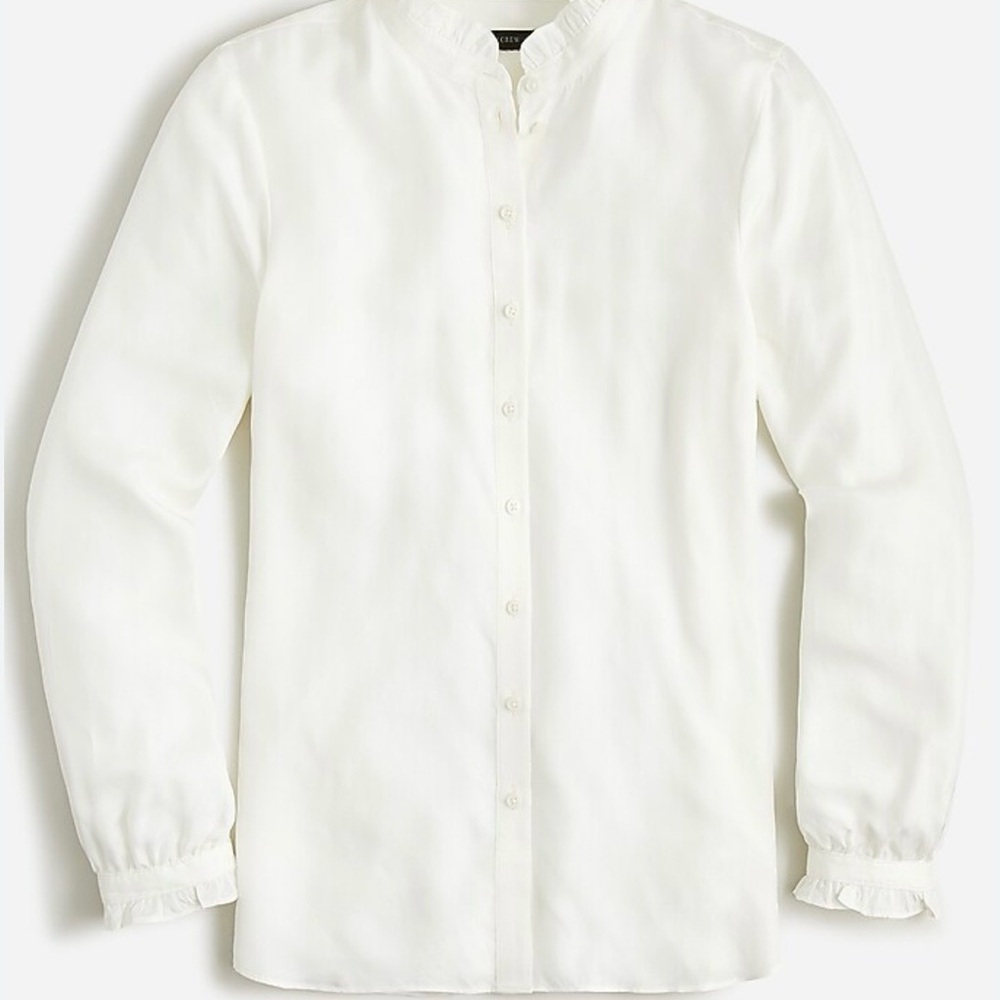 J. Crew Cream Button Down Shirt